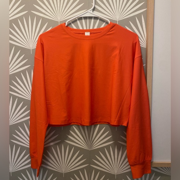 NWT Lululemon Muscle Love Long Sleeve Color Pink Punch size 4 NWOT - Picture 2 of 7